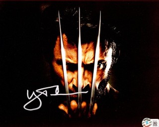Hugh Jackman Signed 8x10 Wolverine Color Photo AUTO Marvel BAS Beckett