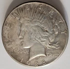 1928 S San Francisco Mint Peace US Silver Dollar 90% Silver US