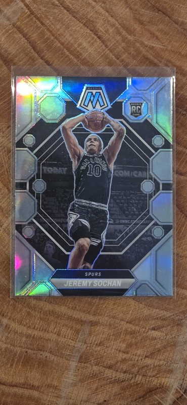2022-23 Panini Mosaic - Rookies Jeremy Sochan #226 Silver Prizm (RC)