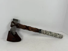 NedFoss 16 inch Viking Tomahawk Axe Sharp Bearded Axe Handle Loose