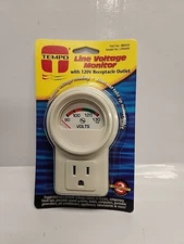 🔌 120V Plug-In Volt Meter | Portable Voltage Monitor for Land & Sea Use