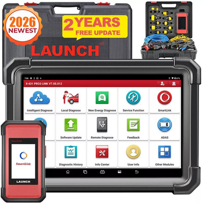 LAUNCH X431 PRO3S+ HDIII KFZ OBD2 Diagnosegerät Online ECU Coding Für 24V LKW