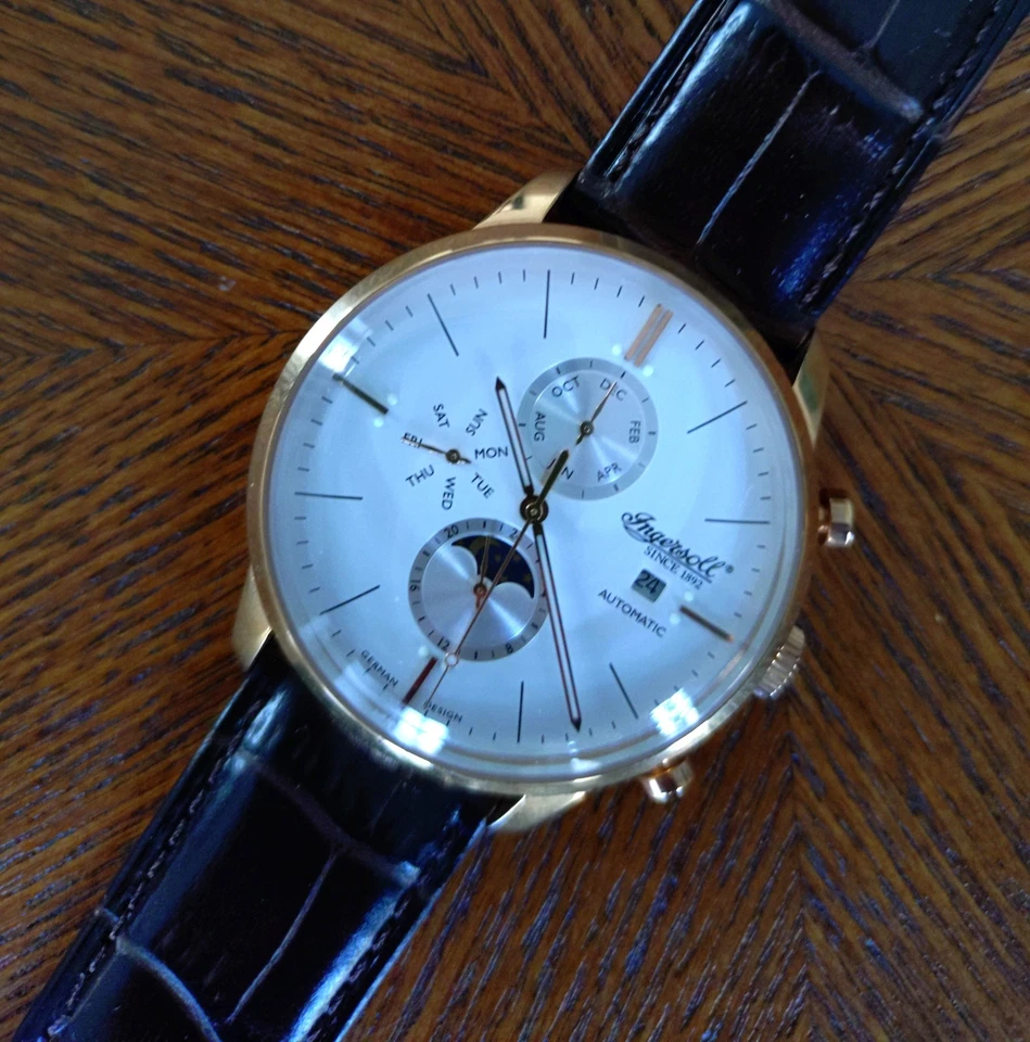 Herren-Armbanduhr INGERSOLL 40mm Edelstahlgehäuse Automatik 22 Jewels - Bild 3 von 4