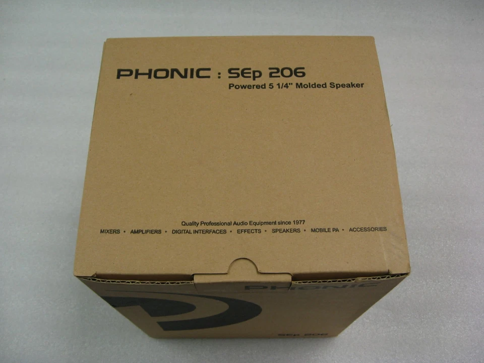 Phonic SEp 206 20W 2-Way Powered Speaker - Rugged and Weather Resistant - NEW - Image 4 of 4