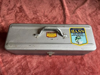 Vintage Walton Products Aluminum Grip Loc Tackle Box Union