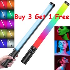 RGB LED Photography Lighting Portable Wand Colorful Handheld Video Fill Light