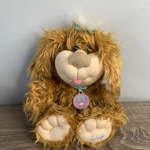 Cabbage Patch Kids Plush Shaggy Brown Patch Puppy CPK l 2005