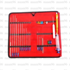 Liposuction Luer Lock Cannulas Set of 27 Pcs Facial Fat Grafting Tools