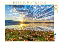 Calvendo Puzzle Autumn Colors By The Lake | 1000 Pieces, Finished Size 25.2 × 18