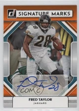 2022 Panini Donruss Signature Marks Fred Taylor #SM-FT Auto 0s55