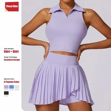 Cloud Hide Outdoor Sports Outfits for Women Gym Yoga Set Workout Sportswear Fitn