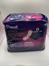 Prevail Daily Incontinent Pad Regular Length Maximum 48 Ct