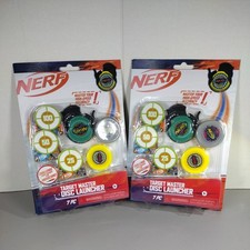Hasbro Nerf Target Master 7 PC Disc Launcher Set Lot of 2 Factory Sealed 2022