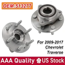 Pair (2) Front or Rear Wheel Bearing Hubs for Chevy Traverse Enclave GMC Acadia