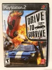 Drive To Survive (Sony PlayStation 2 PS2 2006) Complete w/ Manual & Tested 