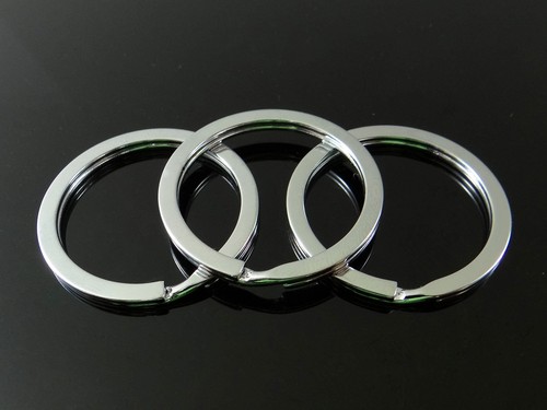 Llaveros planos Ø 28/30/32/33/35 mm sin cadena anillos anillo ojal, SR-15 - Imagen 3 de 6