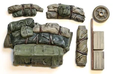 1/35 Scale Sherman Engine Deck Set #4 Value Gear Details - Resin Stowage