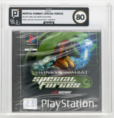MORTAL KOMBAT: Special Forces Pixel 80 **PS1 PlayStation 1 NEU SEALED (No VGA)