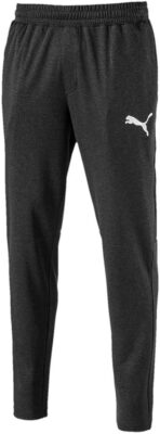 Puma Men's Sports Pants Vent Taperot Pant Pants, Black Heather, L