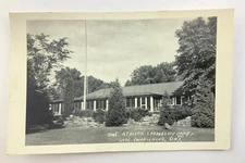 Athletic Leadership Camp Lake Couchiching Ontario RPPC Real Photo Postcard FF108