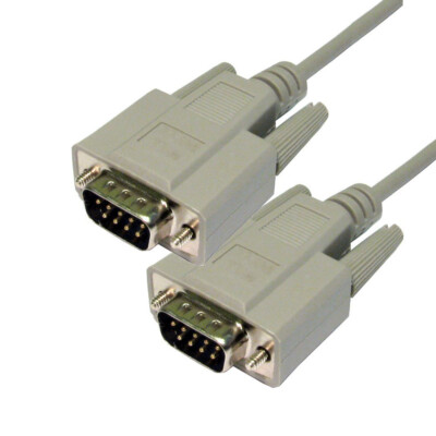 1,8m SUB-D Serielles Kabel Anschlußkabel Nullmodem Kabel 2 x 9pol. Sub-D-Stecker