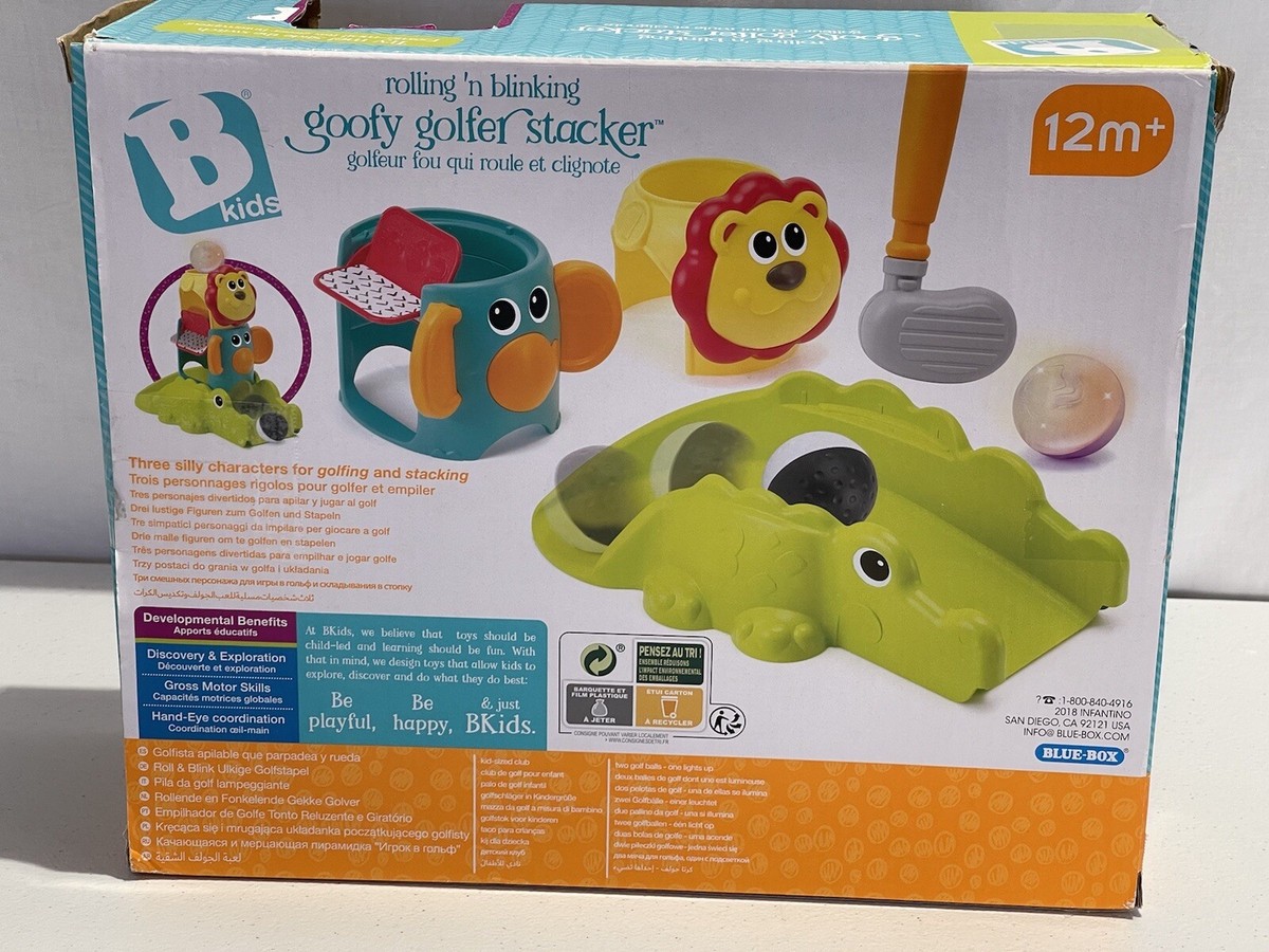 B Kids Rolling & Blinking Goofy Golfer Stacker for sale online | eBay