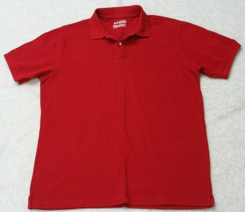 Old Navy Red Polo Shirt Short Sleeve 