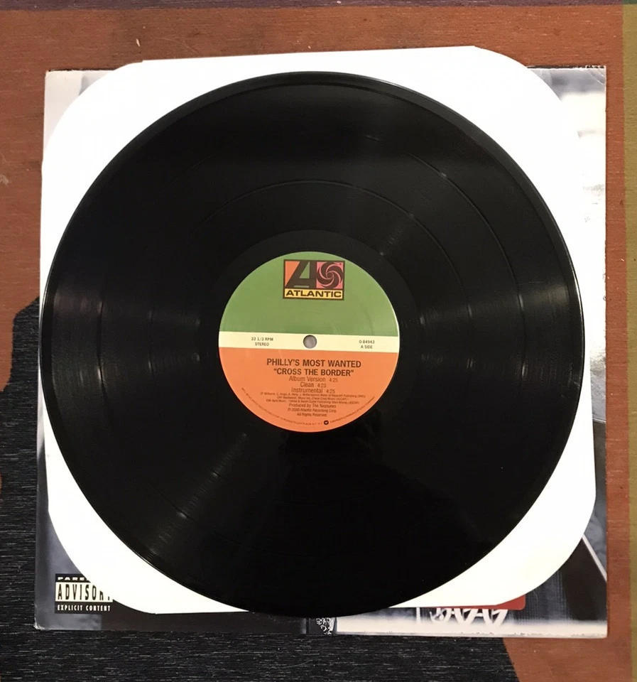 Philly’s Most Wanted 12" Vinyl Record Cross The Border 2000 Atlantic Records - Image 4 of 4