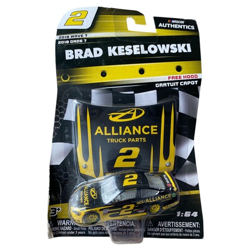 #2 BRAD KESELOWSKI Alliance 1:64 Nascar Authentics 2018 Wave 7 FREE HOOD