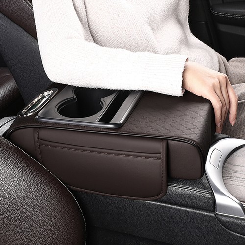 Car Armrest Box Cushion Pad Universal Center Console Storage Box with Cup Holder - Picture 6 of 27