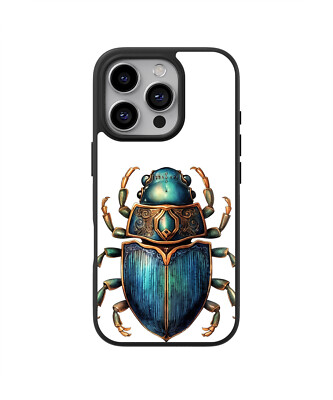 Sunny-Case 2D Case Handyhülle für iphone 8 PLUS Scarabaeus blau Nr.724 Pharao