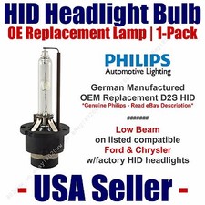 OE HID Headlight Low Beam GENUINE German PHILIPS 1pk Select Ford & Chrysler  D2S
