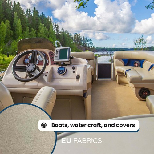 MARINE VINYL Leatherette Fabric UV Boats Leatherette Material Upholstery Covers - Picture 9 of 104