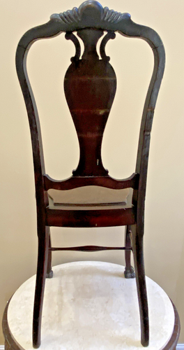 GEO.C.FLINT CO. 18th Century Mahogany Dining Chair Chippendale pierce carved - Picture 7 of 17