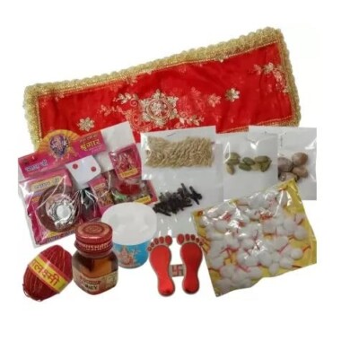 Puja Samagri Item Navratri Pooja Kit | Devi Pooja Kit Nav Durga Pooja Samagri