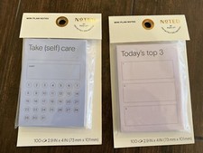 Noted by Post-it Mini Plan Notes - Take Self Care / Today  s Top 3