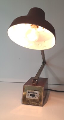 Vintage Tensor Portable Lamp F-4710 30 Watt 2 Settings - Works! Used Desk Lamp