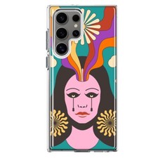 Mundaze Case for Samsung Galaxy S22 Ultra Psychedelic Retro Vibe