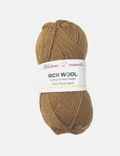 Filatura Lanarota 100% Pure Wool Tan Camel Made in Peru