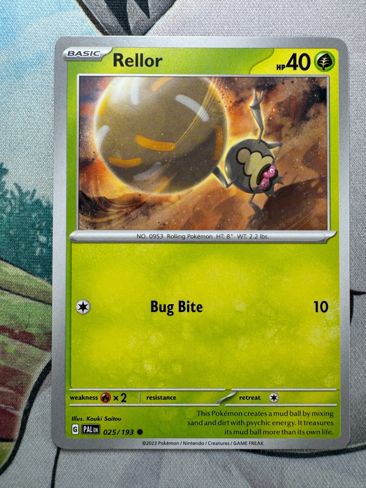 Rellor Non-Holo English Pokemon TCG BKCH213