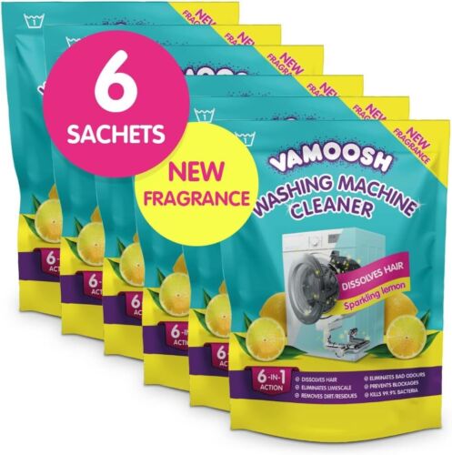 Vamoosh 6-in-1 Washing Machine Cleaner Various Packs Scents Dissolves Hair - Picture 16 of 21