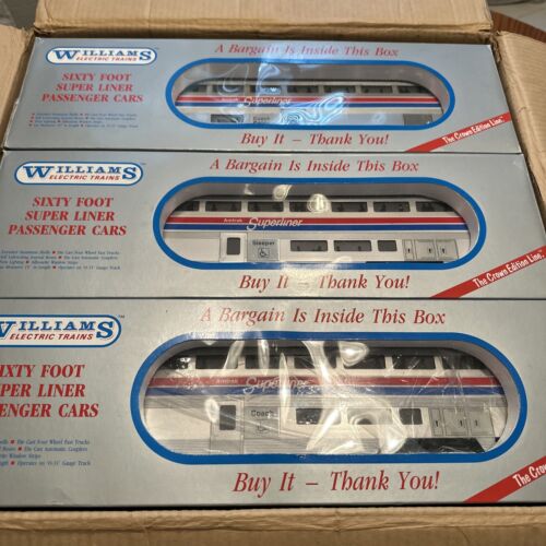 WILLIAMS SIXTY FUSS AMTRAK SUPERLINER BUS PKW SET MIT 6 ORIGINAL - Bild 4 von 16