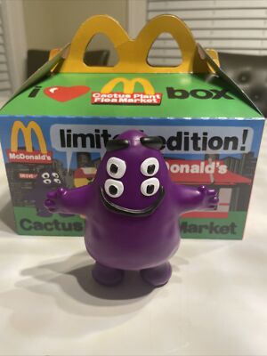 McDonalds Grimace Figure Cactus Plant Flea Market 2022 CPFM HAPPY