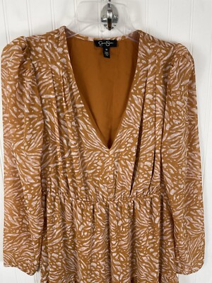 long coat for dresses Ulila Beige Double-Breasted Pleated Cotton-Blend Trench Coat XS / 2 main image 1