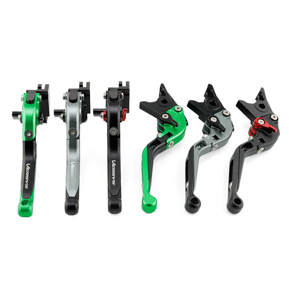 Folding Extendable Clutch Brake Levers for Kawasaki Versys 300 650 1000 KLE650