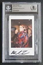 MEGHAN TRAINOR SIGNED SLABBED BECKETT BAS COA MUSIC SINGER POP AUTOGRAPHED PHOTO