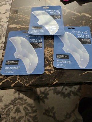 Lot of 3 The Creme Shop Collagen/Hyaluronic Acid Fine Lines Patch
