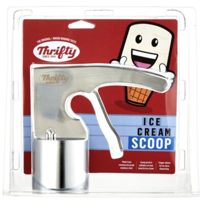 Rite Aid Thrifty Ice Cream ￼Scoop Cylinder ￼Vintage Style Stainless Steel NEW