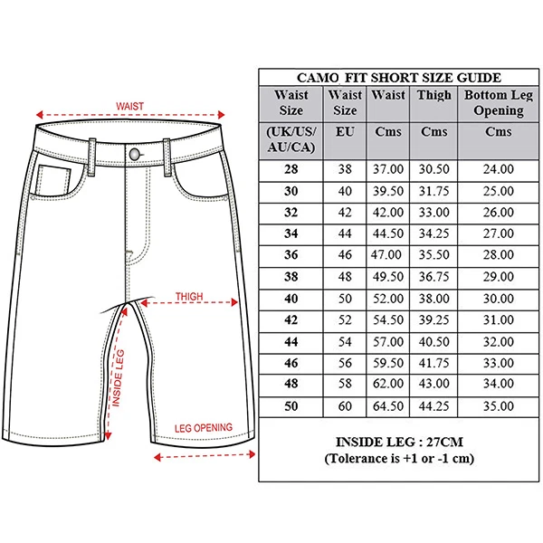 Pantalones Cortos de Combate Kruze Para Hombres Pantalones Cortos de Carga Ejército Camuflaje Jeans Camuflaje Trabajo Medio Pantalones Foto 2 de 2