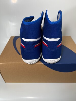 X╱BLUEBLOOD╱JELOUSY∕SPECIAL EDITION２枚セット Asics Wrestling Shoes 1083A001 EX-EO special order navy x